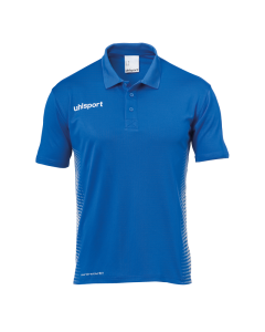 uhlsport Score Polo Shirt azurblau/weiß