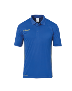 uhlsport Score Polo Shirt azurblau/limonengelb