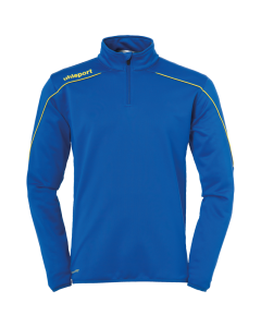 uhlsport Stream 22 1/4 Zip Top azurblau/limonengelb