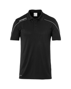 uhlsport Stream 22 Polo Shirt schwarz/weiß