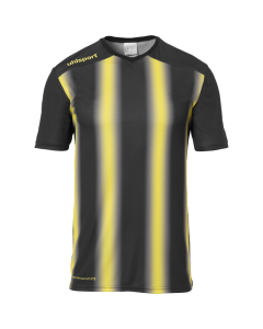 uhlsport Stripe 2.0 Trikot Kurzarm schwarz/limonengelb