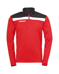 uhlsport Offense 23 1/4 Zip Top rot/schwarz/weiß