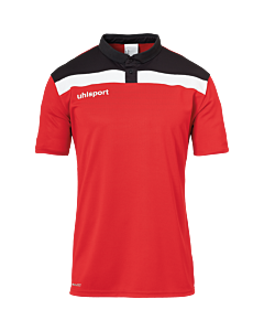 uhlsport Offense 23 Polo Shirt rot/schwarz/weiß