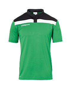 uhlsport Offense 23 Polo Shirt grün/schwarz/weiß