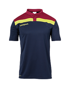 uhlsport Offense 23 Polo Shirt marine/bordeaux/fluo gelb