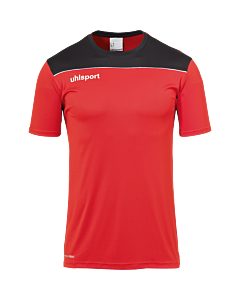 uhlsport Offense 23 Poly Shirt rot/schwarz/weiß