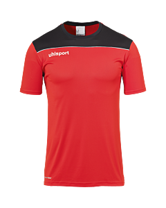 uhlsport Offense 23 Poly Shirt rot/schwarz/weiß