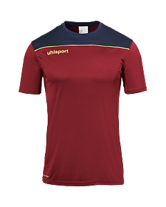 uhlsport Offense 23 Poly Shirt bordeaux/marine/fluo gelb