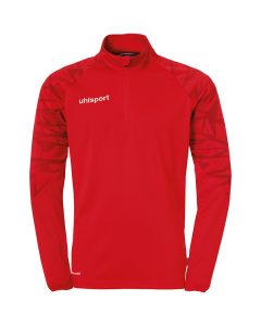 uhlsport Goal 25 1/4 Zip Top rot/weiß