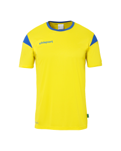 uhlsport Squad 27 Trikot Kurzarm limonengelb/azurblau