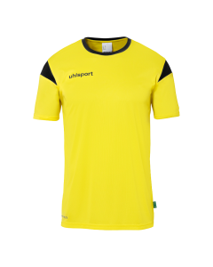 uhlsport Squad 27 Trikot Kurzarm limonengelb/schwarz