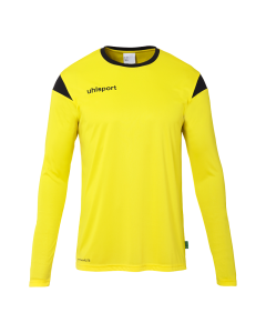 uhlsport Squad 27 Trikot Langarm limonengelb/schwarz