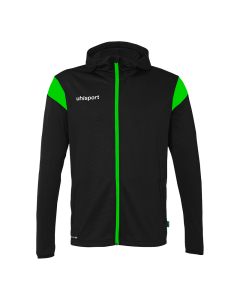 uhlsport Squad 27 Track Hood Jacke schwarz/fluo grün