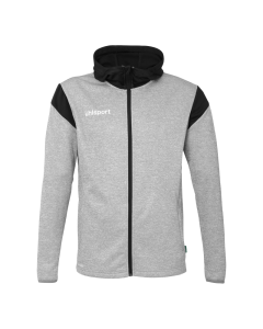 uhlsport Squad 27 Track Hood Jacke dark grau melange/schwarz