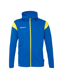 uhlsport Squad 27 Track Hood Jacke azurblau/limonengelb