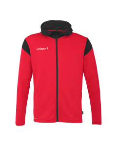 uhlsport Squad 27 Track Hood Jacke rot/schwarz