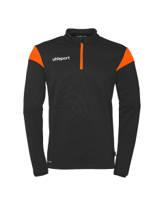 uhlsport Squad 27 1/4 Zip Top schwarz/fluo orange