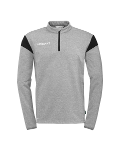 uhlsport Squad 27 1/4 Zip Top dark grau melange/schwarz