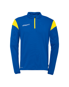 uhlsport Squad 27 1/4 Zip Top azurblau/limonengelb