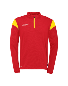 uhlsport Squad 27 1/4 Zip Top rot/limonengelb