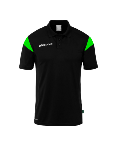 uhlsport Squad 27 Polo Shirt schwarz/fluo grün