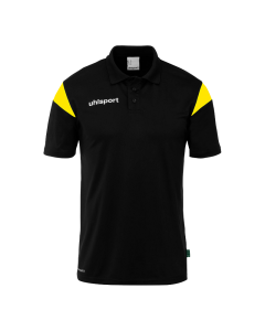 uhlsport Squad 27 Polo Shirt schwarz/limonengelb