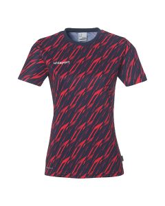 uhlsport Progressive 28 Shirt Kurzarm Damen marine/rot