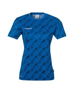uhlsport Progressive 28 Shirt Kurzarm Damen azurblau