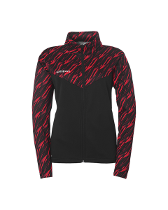 uhlsport Progressive 28 Poly Jacke Damen schwarz/rot
