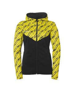 uhlsport Progressive 28 Multi Hood Jacke Damen schwarz/limonengelb