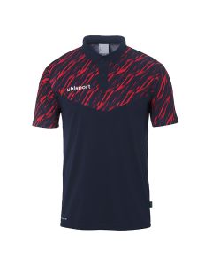 uhlsport Progressive 28 Polo Shirt marine/rot