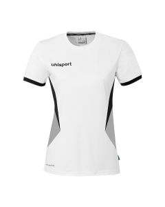 uhlsport Equipe 29 Shirt Kurzarm Damen weiß/steingrau/schwarz