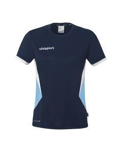 uhlsport Equipe 29 Shirt Kurzarm Damen marine/skyblau/weiß