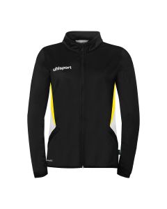 uhlsport Equipe 29 Classic Jacke Damen schwarz/weiß/limonengelb