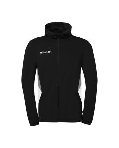 uhlsport Equipe 29 Multi Hood Jacke schwarz/weiß/steingrau