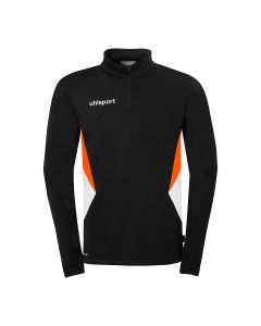 uhlsport Equipe 29 1/4 Zip Top schwarz/weiß/fluo orange