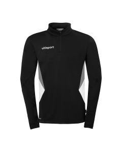 uhlsport Equipe 29 1/4 Zip Top schwarz/weiß/steingrau