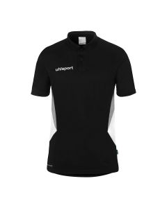 uhlsport Equipe 29 Polo Shirt schwarz/weiß/steingrau