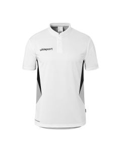 uhlsport Equipe 29 Polo Shirt weiß/steingrau/schwarz
