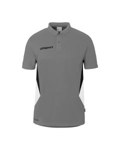 uhlsport Equipe 29 Polo Shirt steingrau/weiß/schwarz