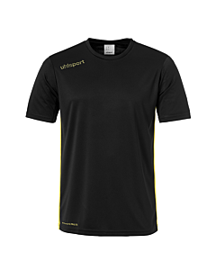 uhlsport Essential Trikot KA schwarz/limonengelb