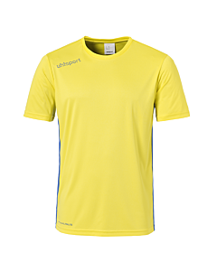 uhlsport Essential Trikot KA limonengelb/azurblau