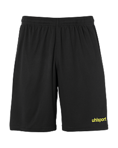uhlsport Center Basic Shorts ohne Innenslip schwarz/fluo gelb