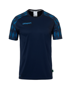 uhlsport Reaction Goalkeeper Set marine/fluo blau