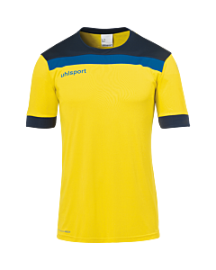 uhlsport Offense 23 Trikot Kurzarm limonengelb/marine/azurblau