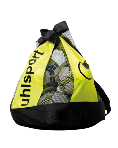 uhlsport Ballbag (12 Balls) schwarz/fluo gelb