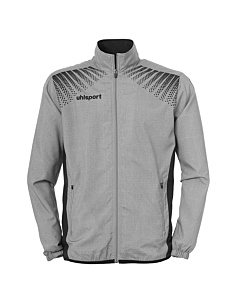 uhlsport GOAL Präsentationsjacke dark grey melange/schwarz