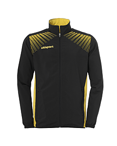 uhlsport GOAL Präsentationsjacke schwarz/limonengelb