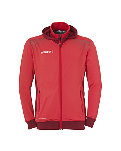 uhlsport GOAL Tec Kapuzenjacke rot/bordeaux