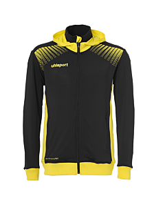 uhlsport GOAL Tec Kapuzenjacke schwarz/limonengelb